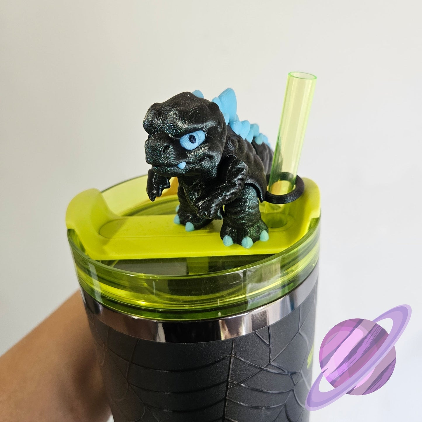 MONSTER KING-3D PRINTED STRAW BUDDY-GLOWS IN DARK