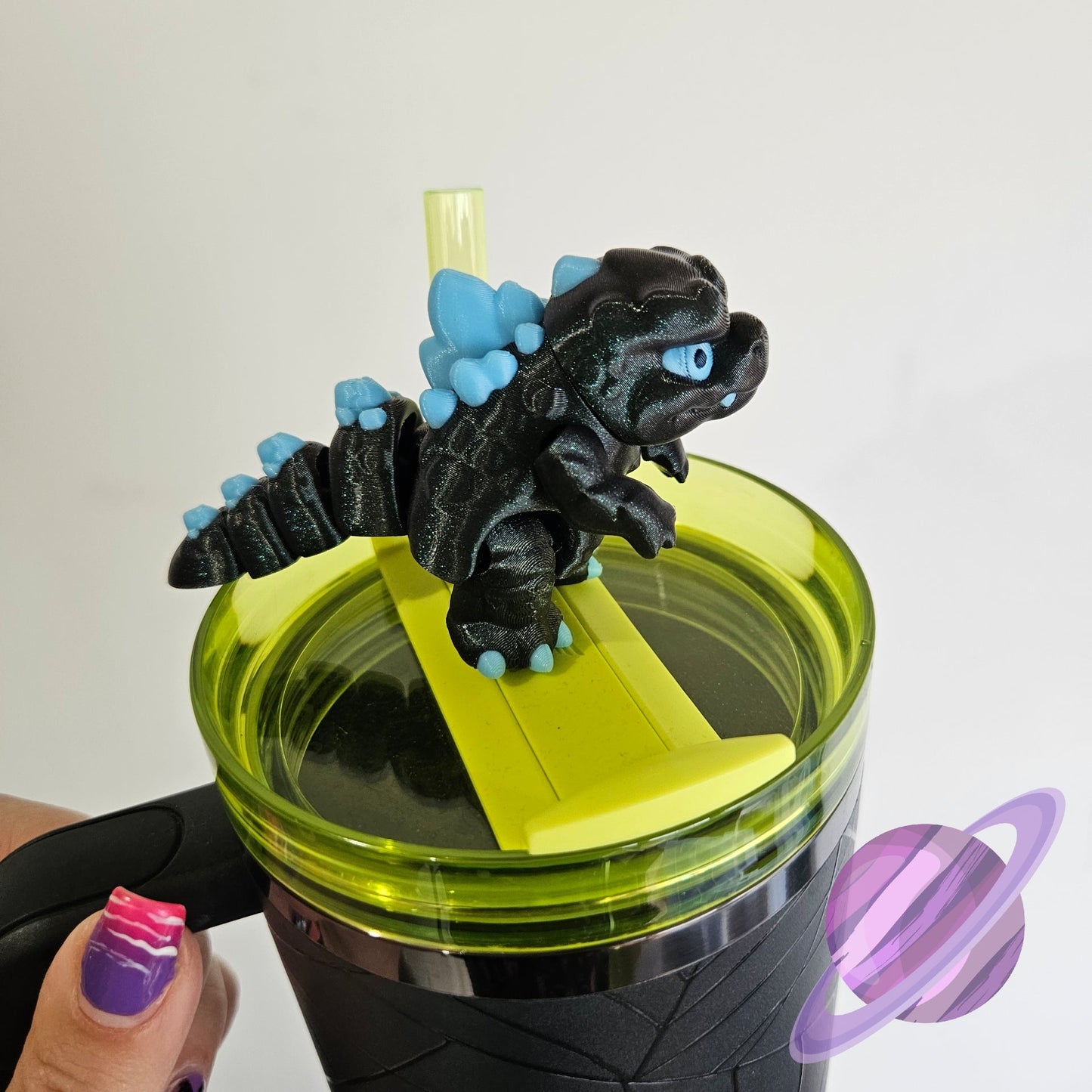 MONSTER KING-3D PRINTED STRAW BUDDY-GLOWS IN DARK