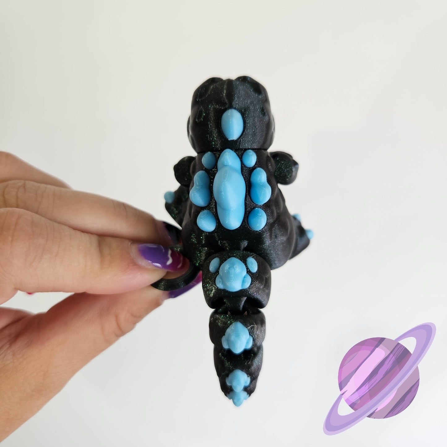 MONSTER KING-3D PRINTED STRAW BUDDY-GLOWS IN DARK