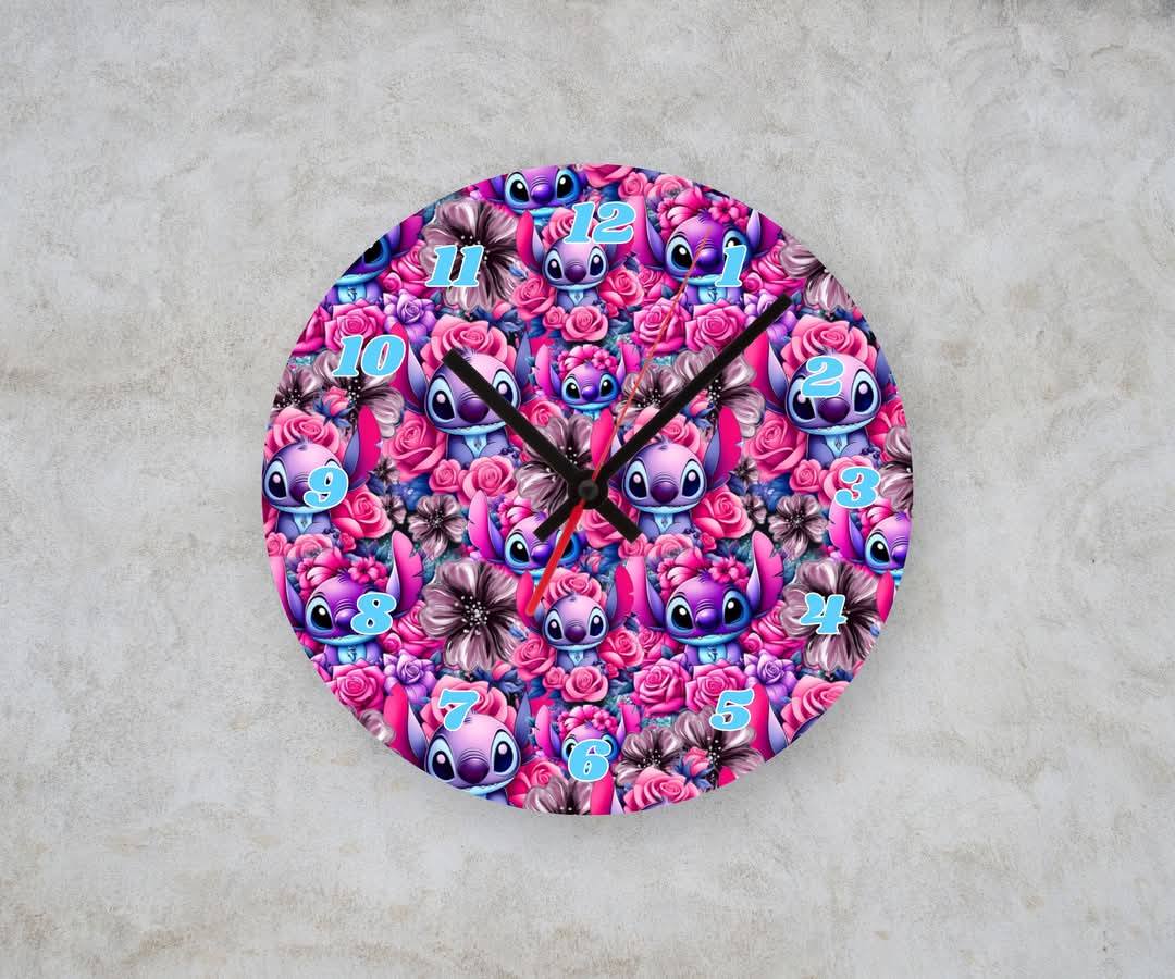 ANGEL β Custom Framed Clock (10β Round)