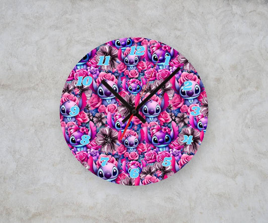 ANGEL β Custom Framed Clock (10β Round)
