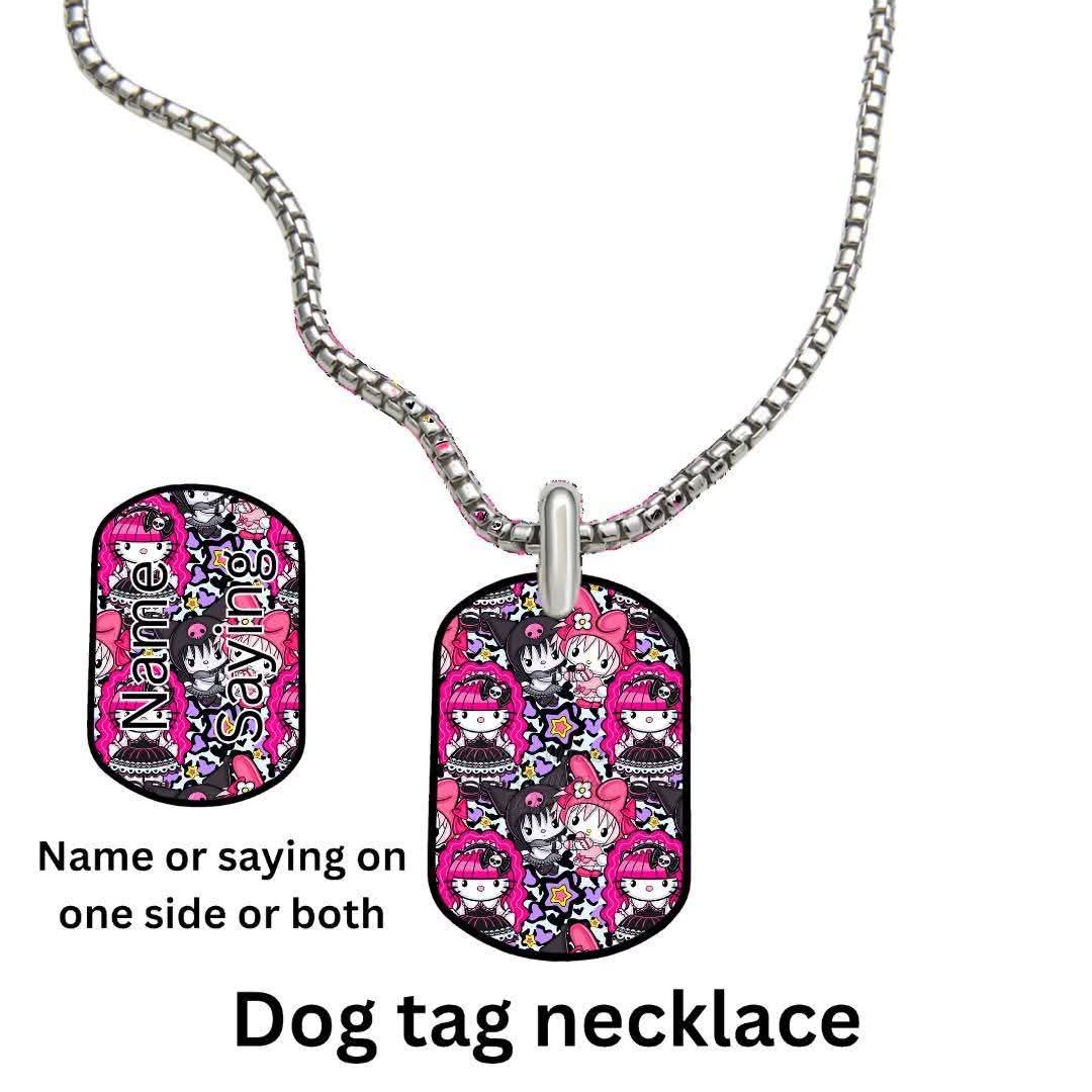 BAD KITTY – Dog Tag Necklace