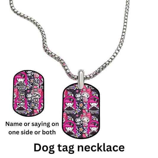 BAD KITTY β Dog Tag Necklace