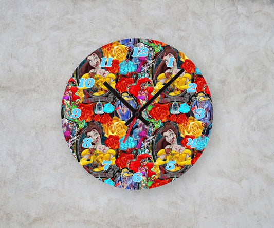 BEAUTY β Custom Framed Clock (10β Round)