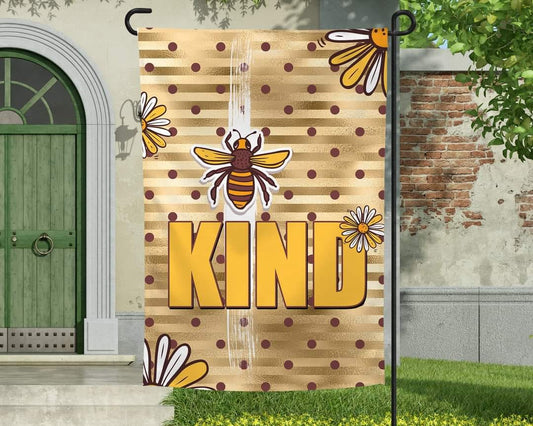Bee Kind - Garden Flag (12x18)