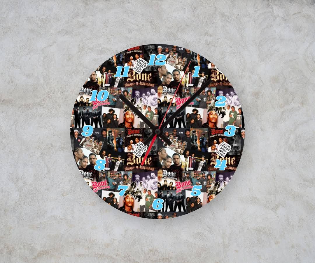 BONE β Custom Framed Clock (10β Round)