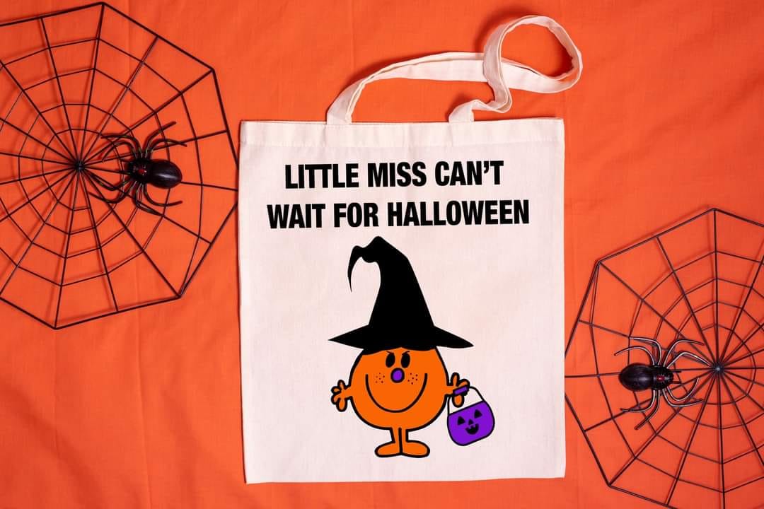 CANT WAIT FOR HALLOWEEN MISS - Custom Economical Tote Bag (15x16)