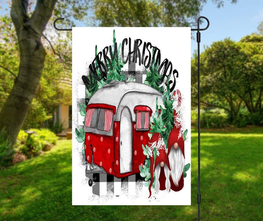 Christmas Camper - Garden Flag (12x18)