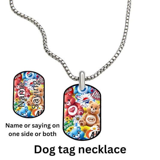 COLORFUL BEARS β Dog Tag Necklace