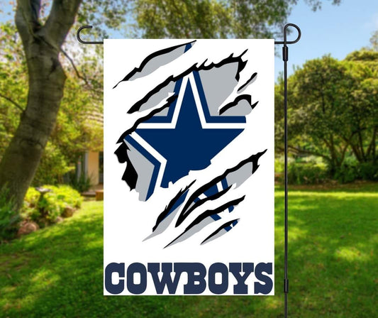 Cowboy Fan - Garden Flag (12x18)