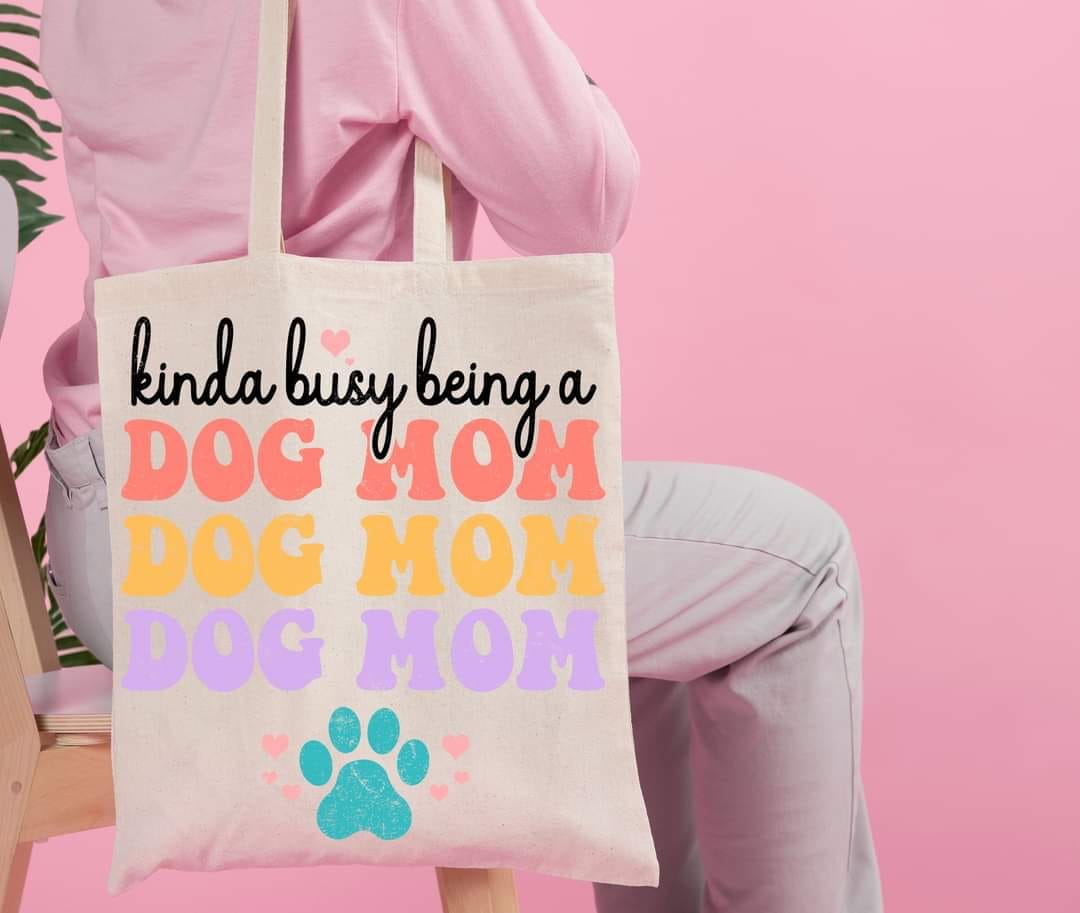 DOG MOM - Custom Economical Tote Bag (15x16)