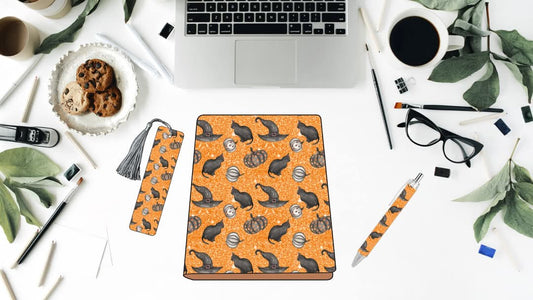 FALL PUMPKIN β 3-in-1 Custom Journal Set (A5 Size)