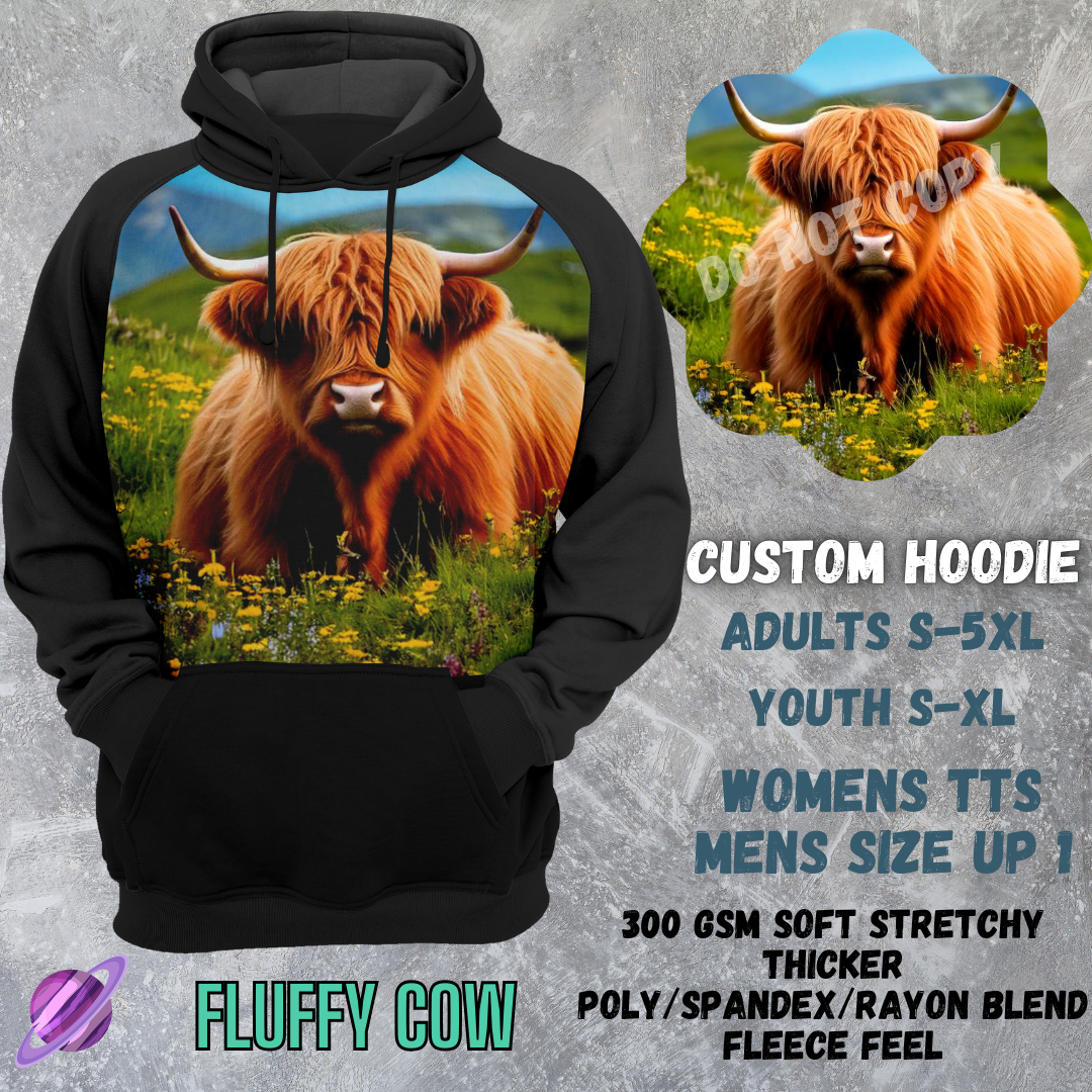 FLUFFY COW -CUSTOM HOODIES RE-RUN PREORDER CLOSING 5/11