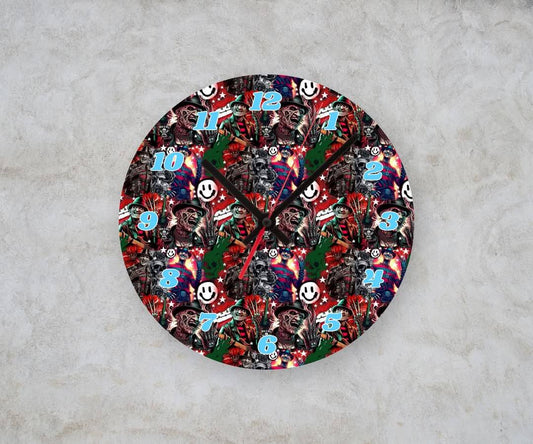 FRED β Custom Framed Clock (10β Round)
