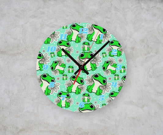 FROG β Custom Framed Clock (10β Round)