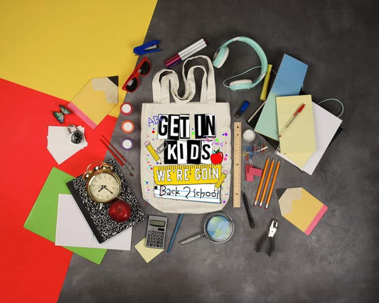 GOING BACK TO SCHOOL - Custom Economical Tote Bag (15x16)