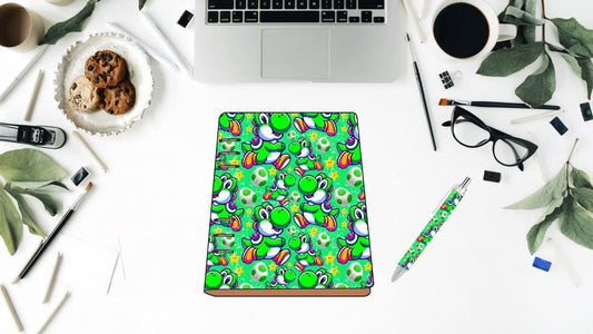 GREEN DINO β 3-in-1 Custom Journal Set (A5 Size)