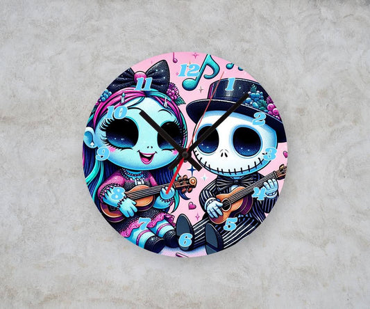 GUITAR NBC β Custom Framed Clock (10β Round)