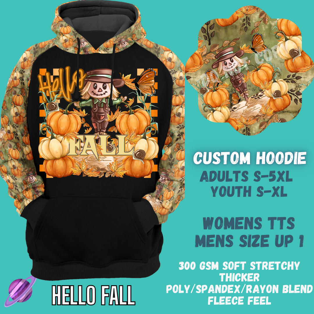 HELLO FALL -CUSTOM HOODIES RE-RUN PREORDER CLOSING 5/11