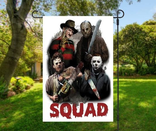 Horror Squad - Garden Flag (12x18)