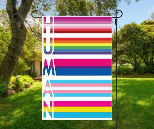 Humans Flags - Garden Flag (12x18)
