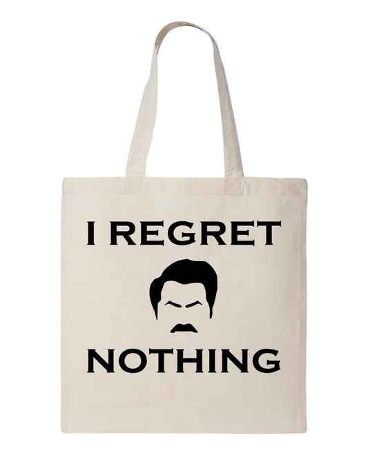 I REGRET NOTHING - Custom Economical Tote Bag (15x16)