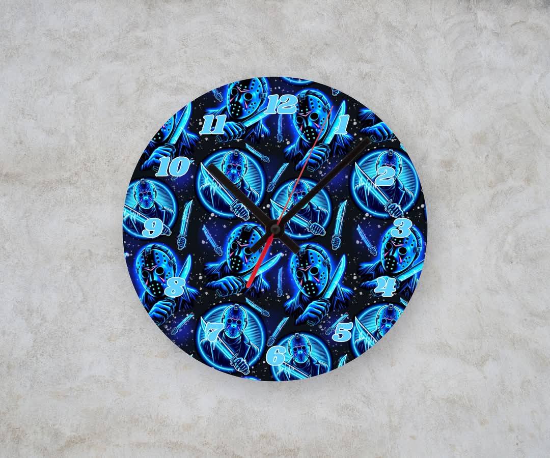 JASON β Custom Framed Clock (10β Round)