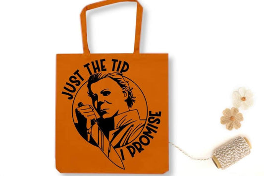 JUST THE TIP - Custom Economical Tote Bag (15x16)
