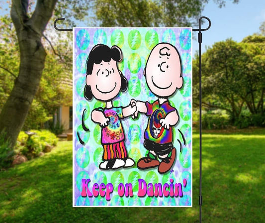 Keep On Dancin - Garden Flag (12x18)