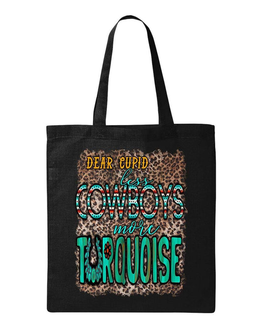 LESS COWBOYS - Custom Economical Tote Bag (15x16)