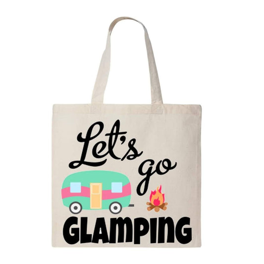 LETS GO CAMPING - Custom Economical Tote Bag (15x16)