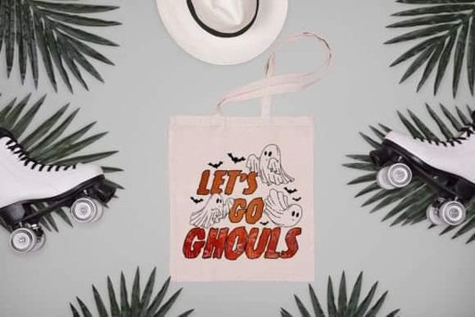 LETS GO GHOULS - Custom Economical Tote Bag (15x16)