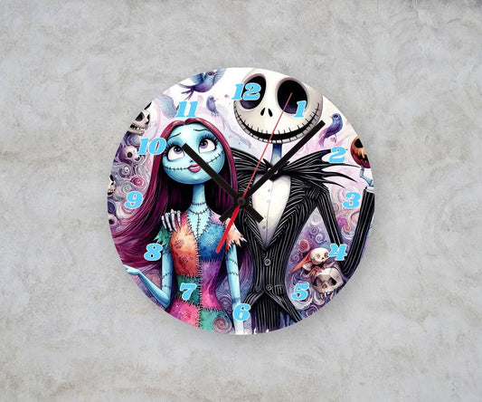 LOVERS 6 β Custom Framed Clock (10β Round)