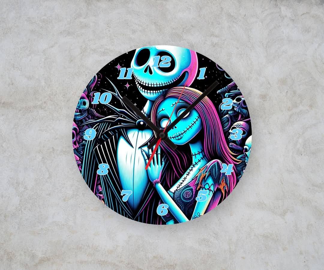 LOVERS β Custom Framed Clock (10β Round)