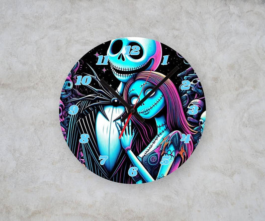 LOVERS β Custom Framed Clock (10β Round)
