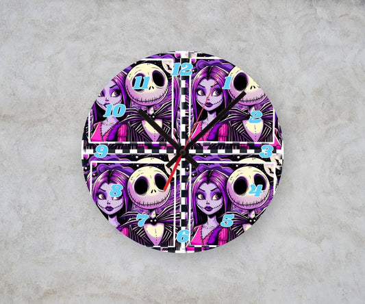 LOVERS NIGHTMARE β Custom Framed Clock (10β Round)