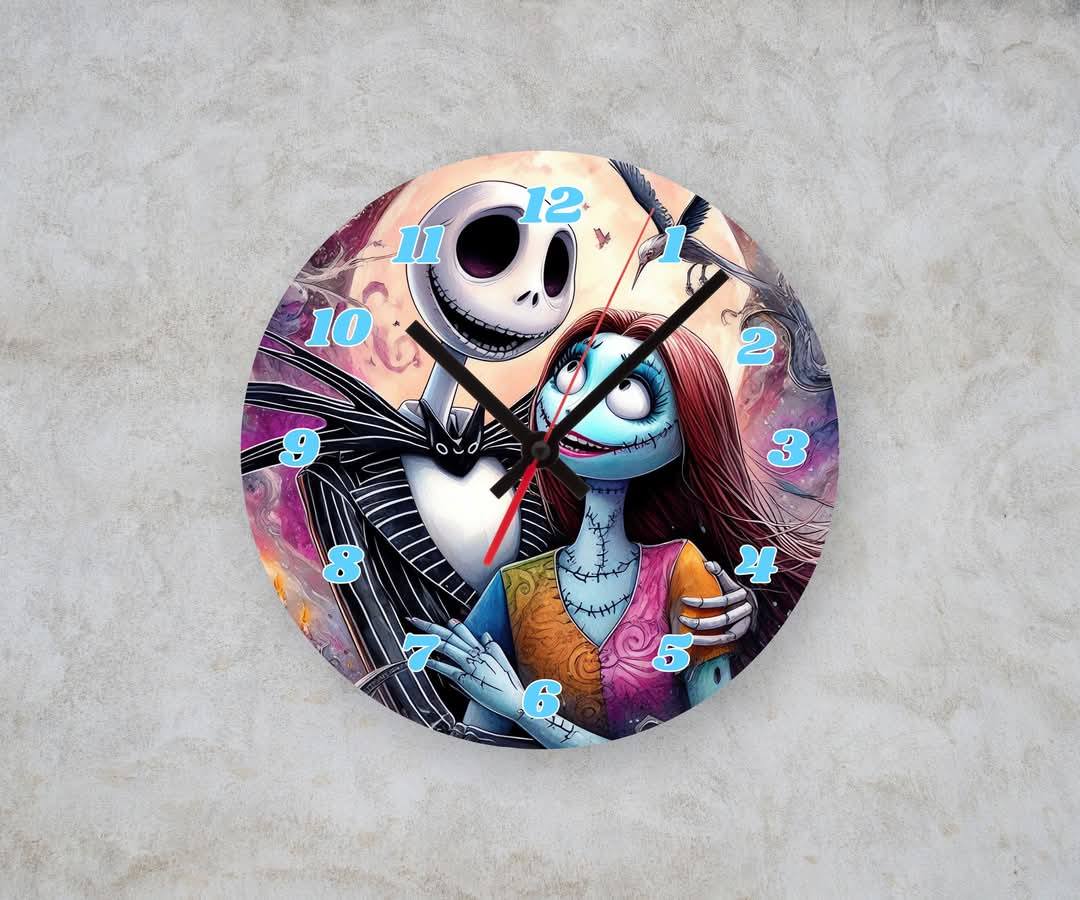 LOVERS 3 β Custom Framed Clock (10β Round)