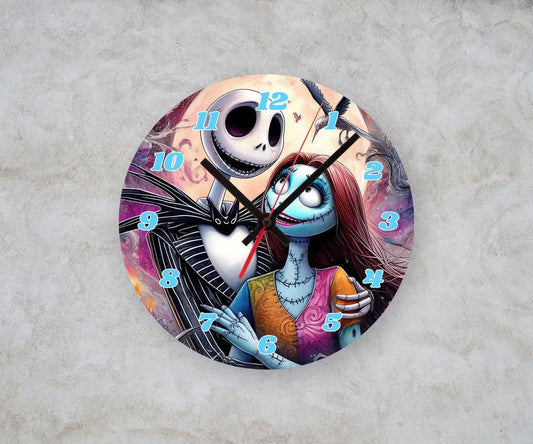 LOVERS 3 β Custom Framed Clock (10β Round)
