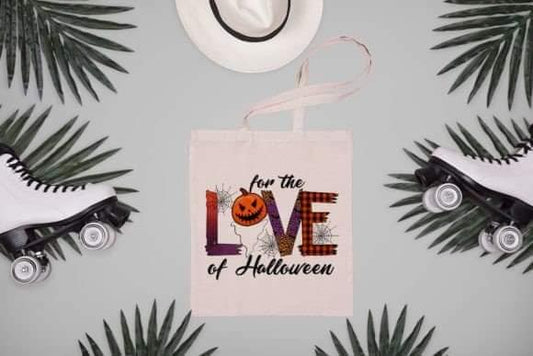 LOVE HALLOWEEN - Custom Economical Tote Bag (15x16)