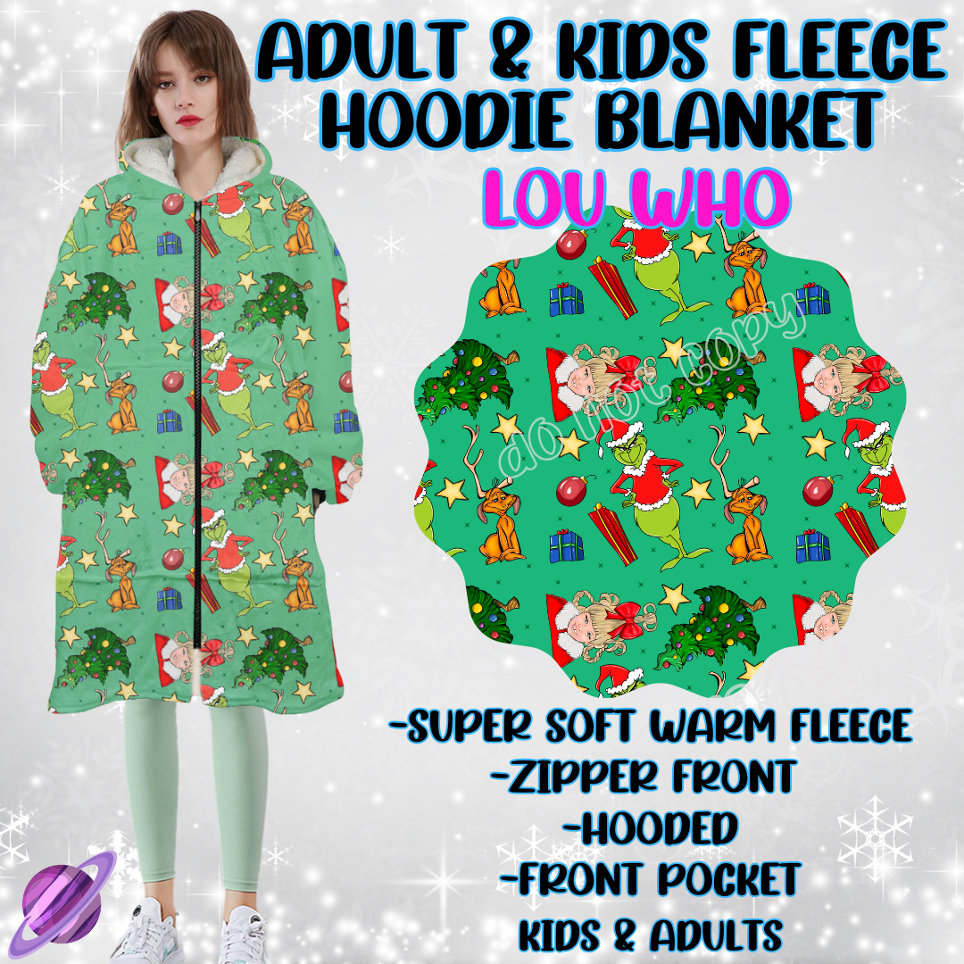LOU WHO - HOODIE BLANKET RUN-PREORDER CLOSING 9/27