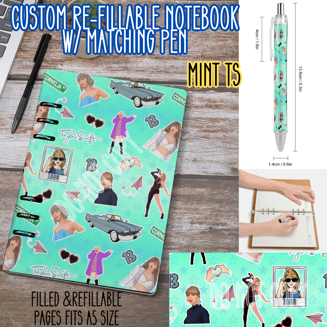 MINT TS -Matching A5 Notebook & Pen Set Round 4 Preorder Closing 5/17