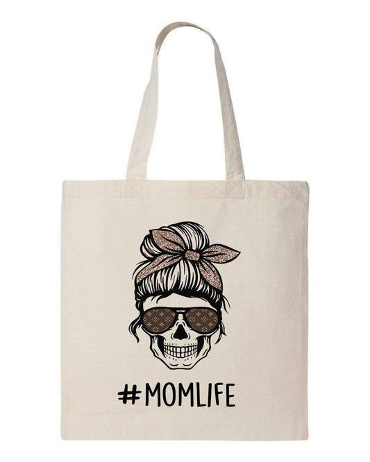 MOMLIFE MESSYBUN - Custom Economical Tote Bag (15x16)