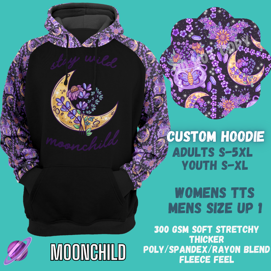 MOONCHILD HOODIE-OUTFIT RUN PREORDER CLOSING 1/10 -CUSTOM HOODIES RE-RUN PREORDER CLOSING 5/11