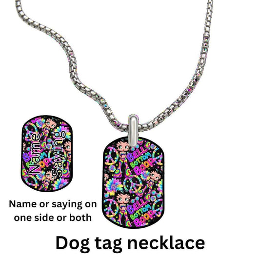 PEACE BETTY β Dog Tag Necklace