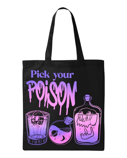PICK YOUR POISON - Custom Economical Tote Bag (15x16)
