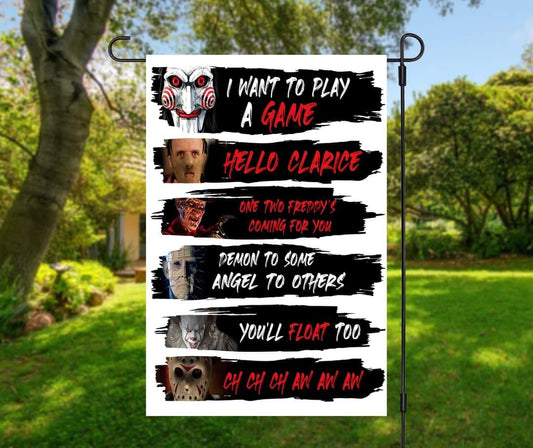 Play A Game - Garden Flag (12x18)