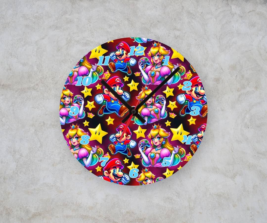 PLUMBER β Custom Framed Clock (10β Round)