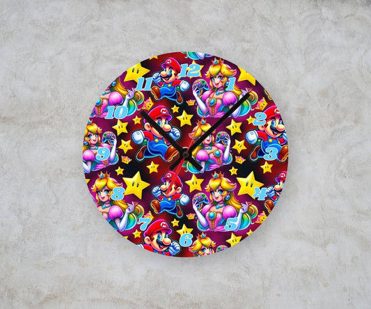 PLUMBER β Custom Framed Clock (10β Round)