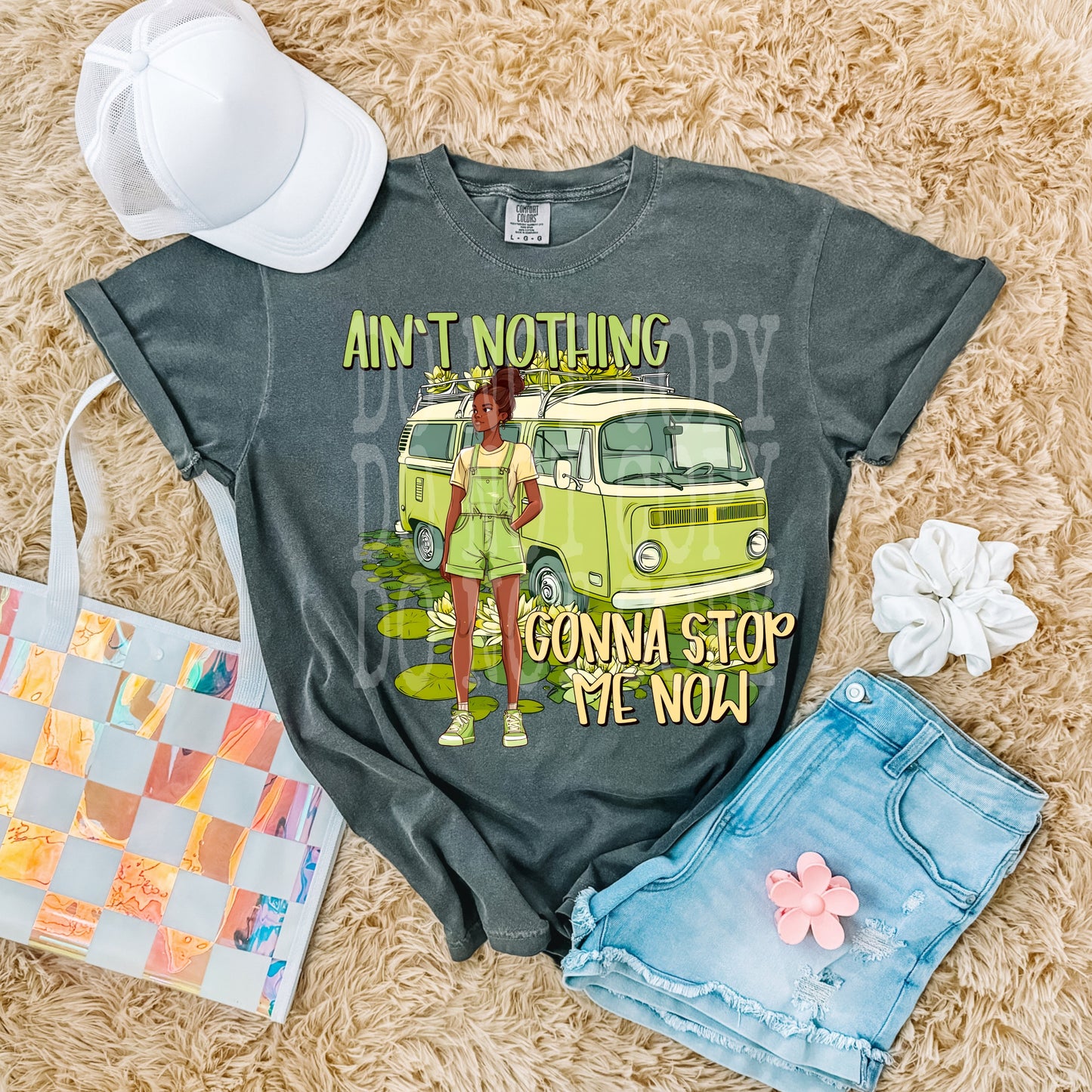 NOTHING GONNA STOP ME NOW CAMPER TEE
