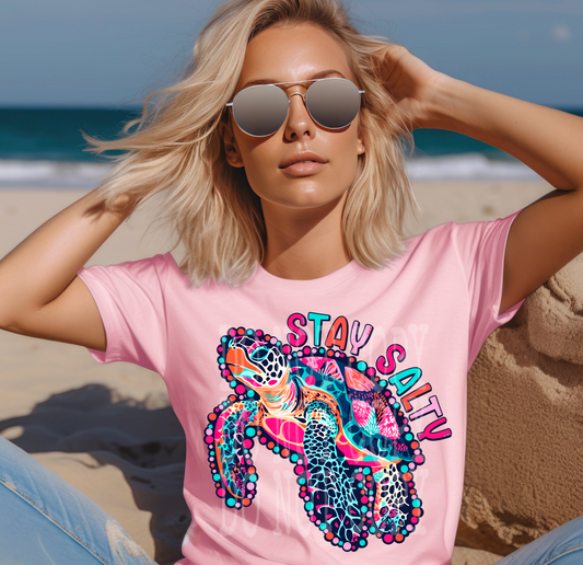 STAY SALTY TURTLE TEE